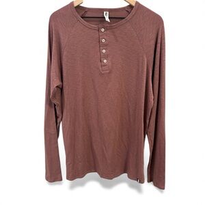 Glyder Men’s Henley Shirt – Size Medium